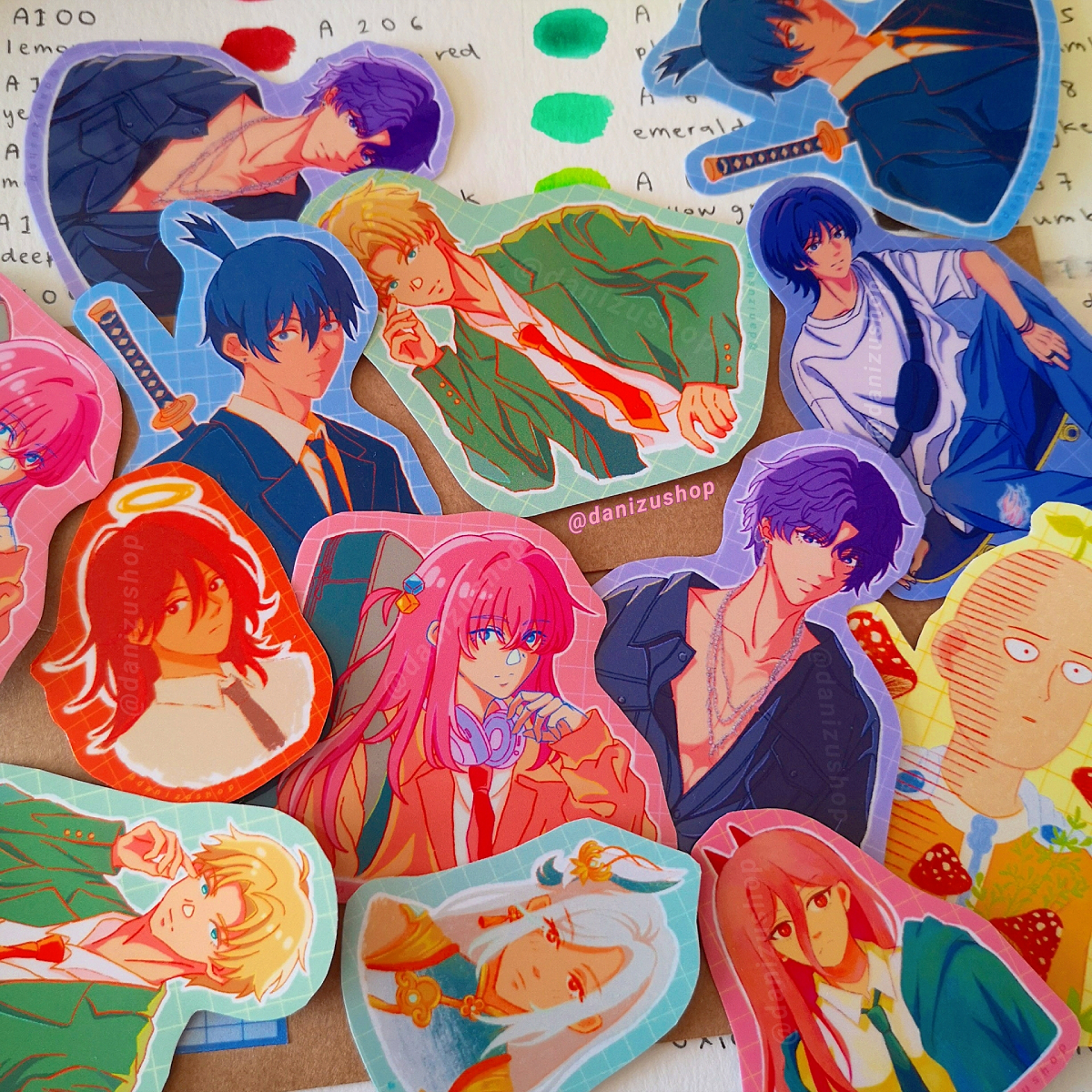 Anime stickers by DanizuShop